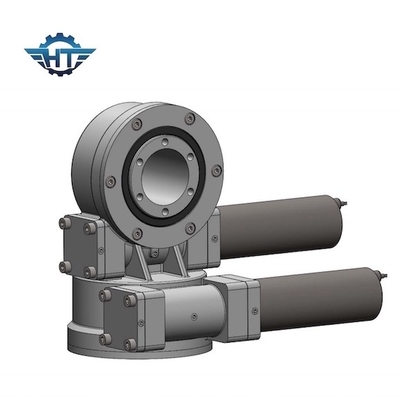 주문 Helical Gear Enclosed Housing Dual Axis Slew Drive Model SDE21 With AC 380 Motor For Solar Tracker online manufacture