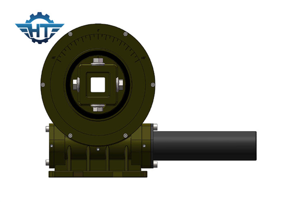 주문 Solar Trackers Vertical VE9 Worm Gear Slew Drives With Square Tubes Output online manufacture