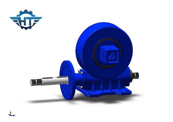 주문 Vertical Single Worm Slew Drive Gearbox With 230VAC Gear Motor For Solar Tracking System online manufacture