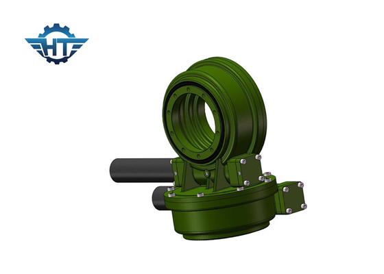 주문 Dual Axis Small Slew Drive With 24VDC Planetary Geared Motor For Solar Tracking System online manufacture